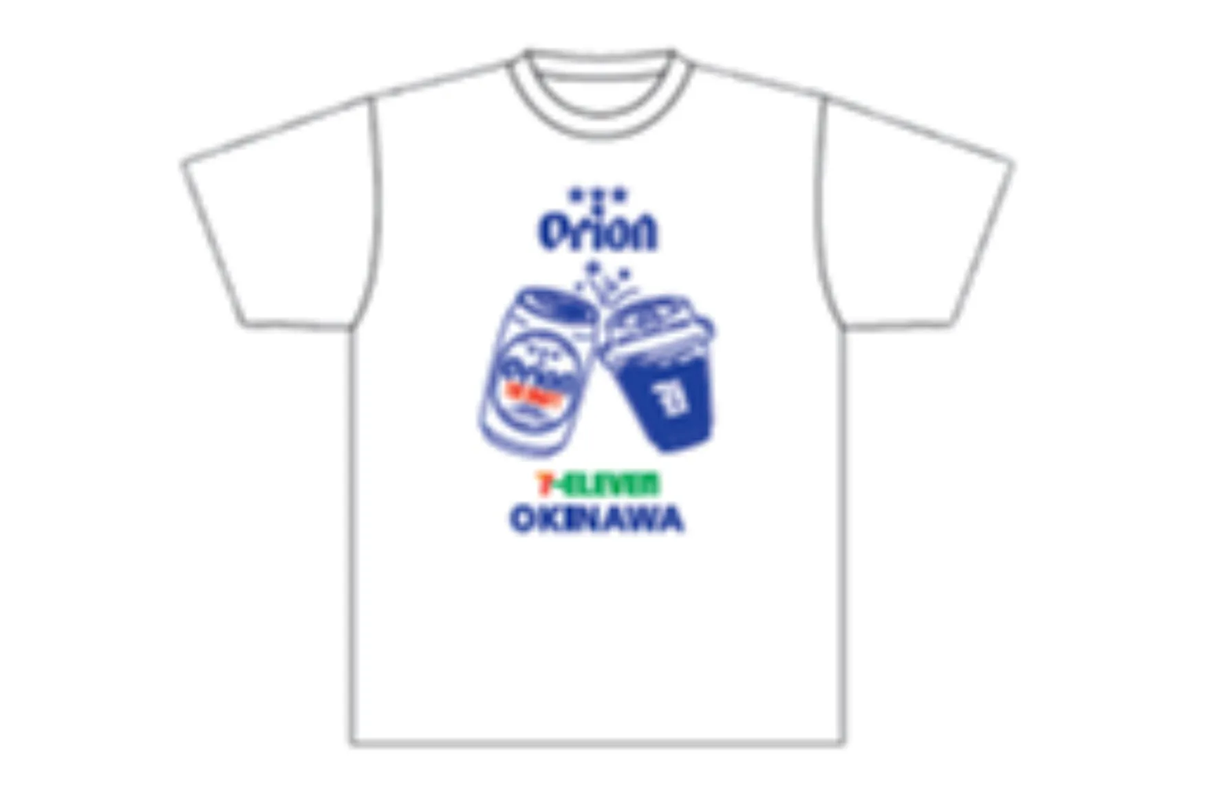 沖縄限定のオリオンと7-ElevenのコラボTシャツ