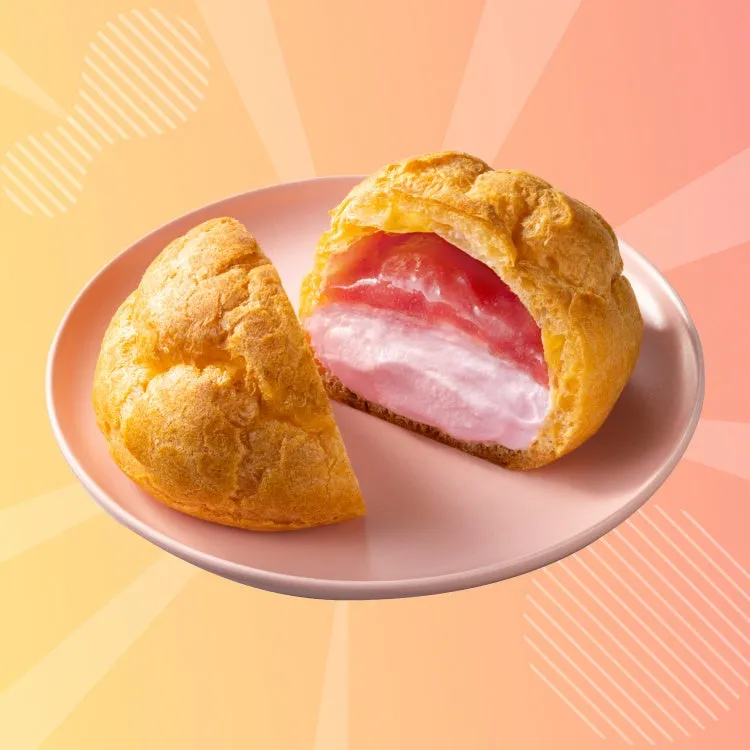 福島県産のフルーツを使用したクリームシュー