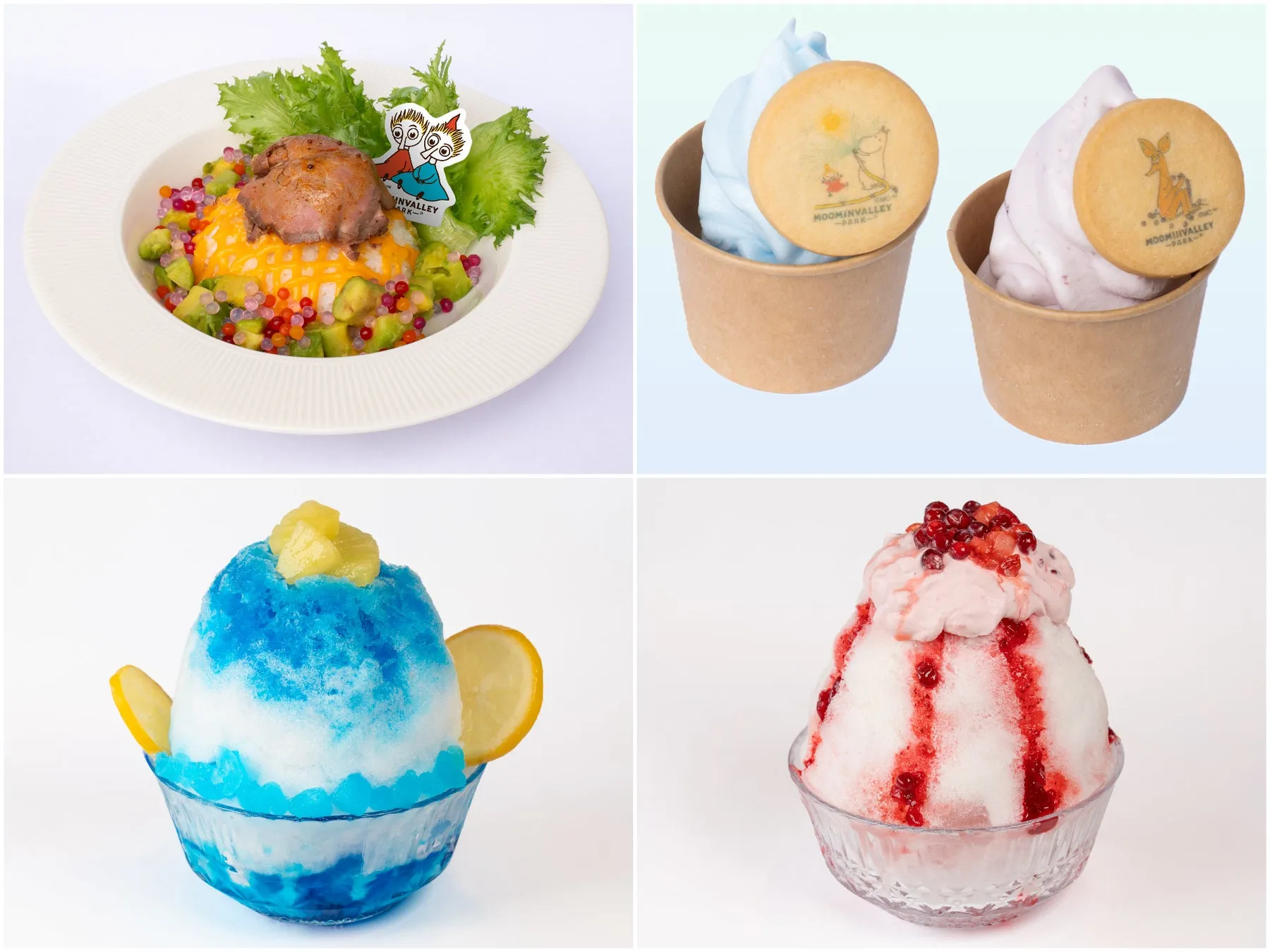 ムーミンバレーパークの新しい夏のメニュー