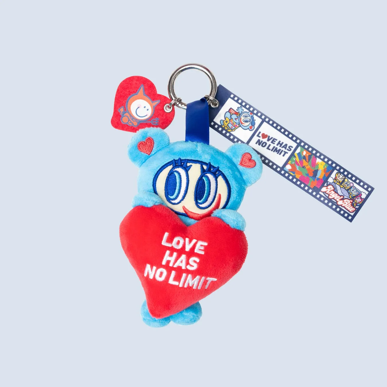 LOVE HAS NO LIMITとANGEL BLUEのコラボキーホルダー