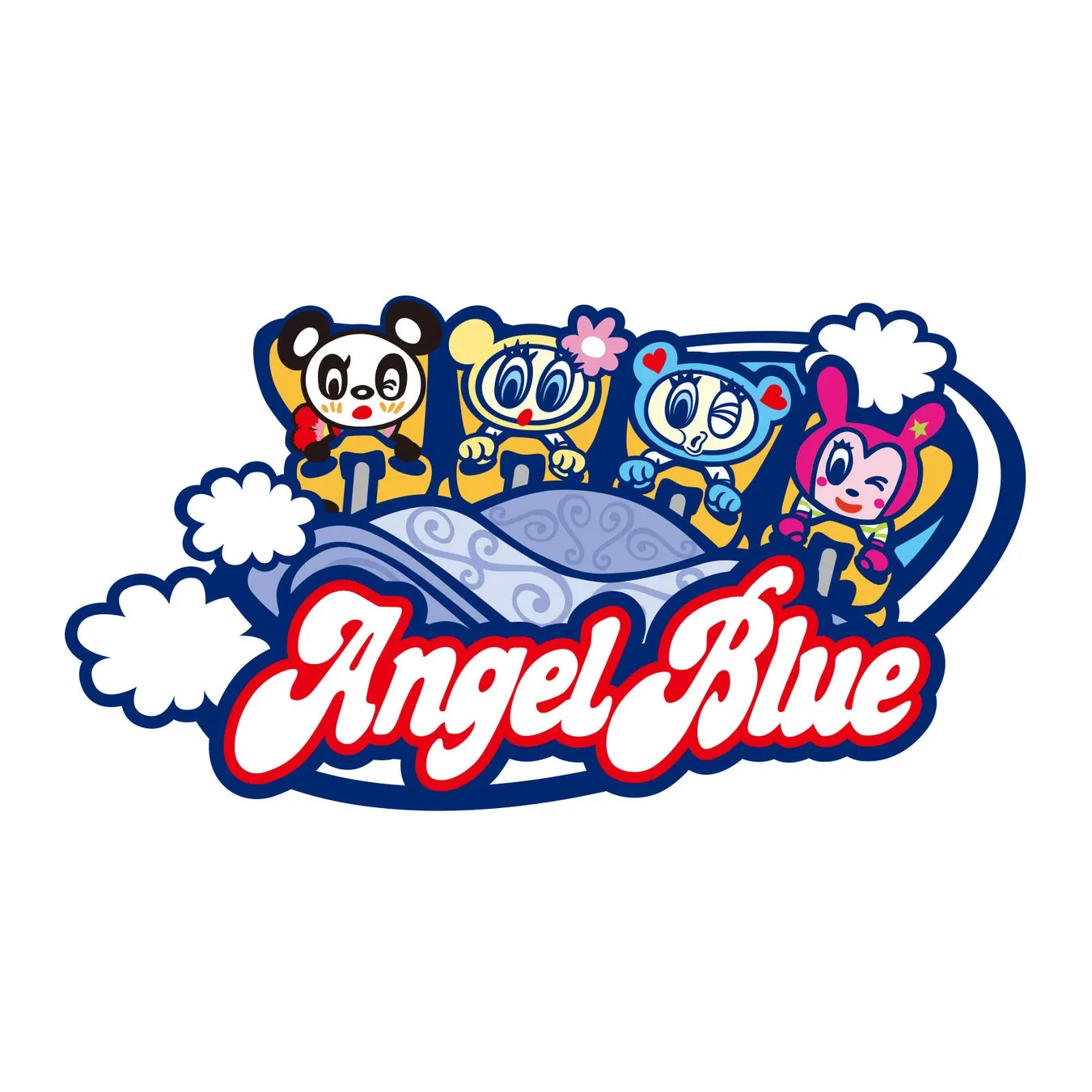 ANGEL BLUEコラボロゴ