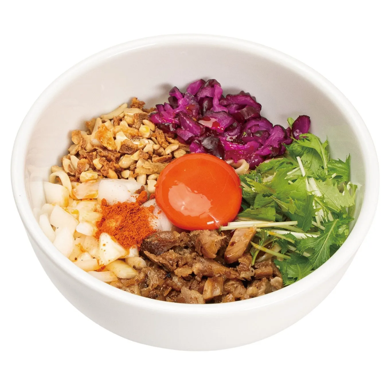 多彩なトッピングが華やかな担担麺