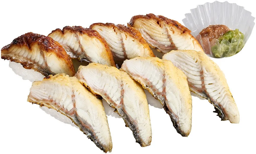 スシローのなぎ食べ比べ8貫