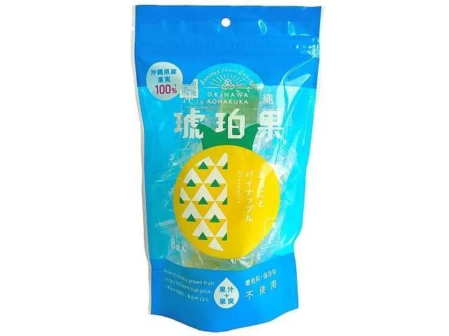 沖縄産パイナップル『琥珀果』のパッケージ