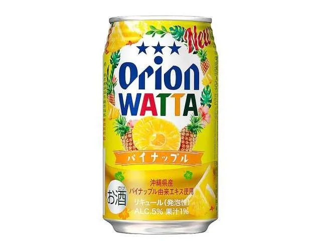 沖縄限定オリオンWATTAパイナップル缶