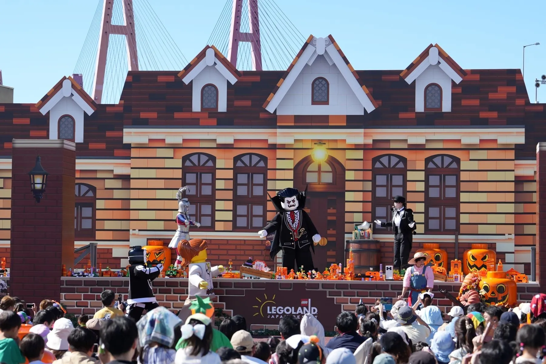 レゴランドジャパンのハロウィンイベントの様子