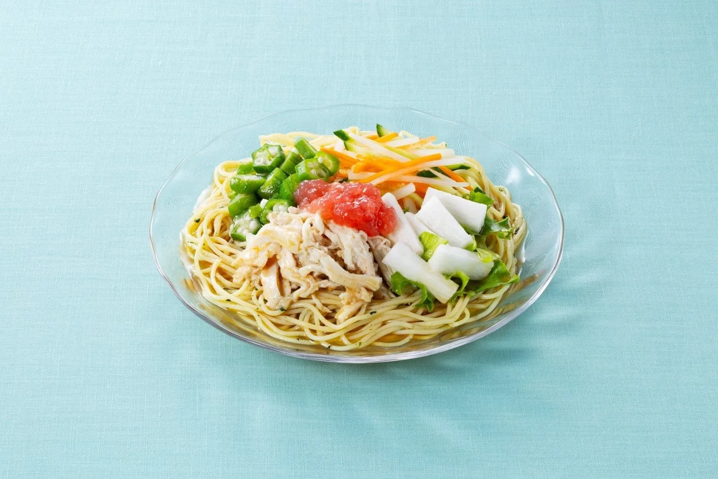 和歌山フェアのトッピングされた冷麺