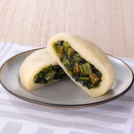 長野県の伝統野菜入り饅頭