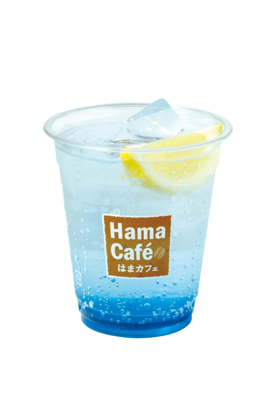 はまカフェのブルーソーダとレモン