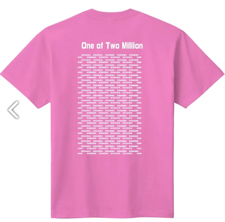 富士急ハイランドZOKKON記念Tシャツの背面