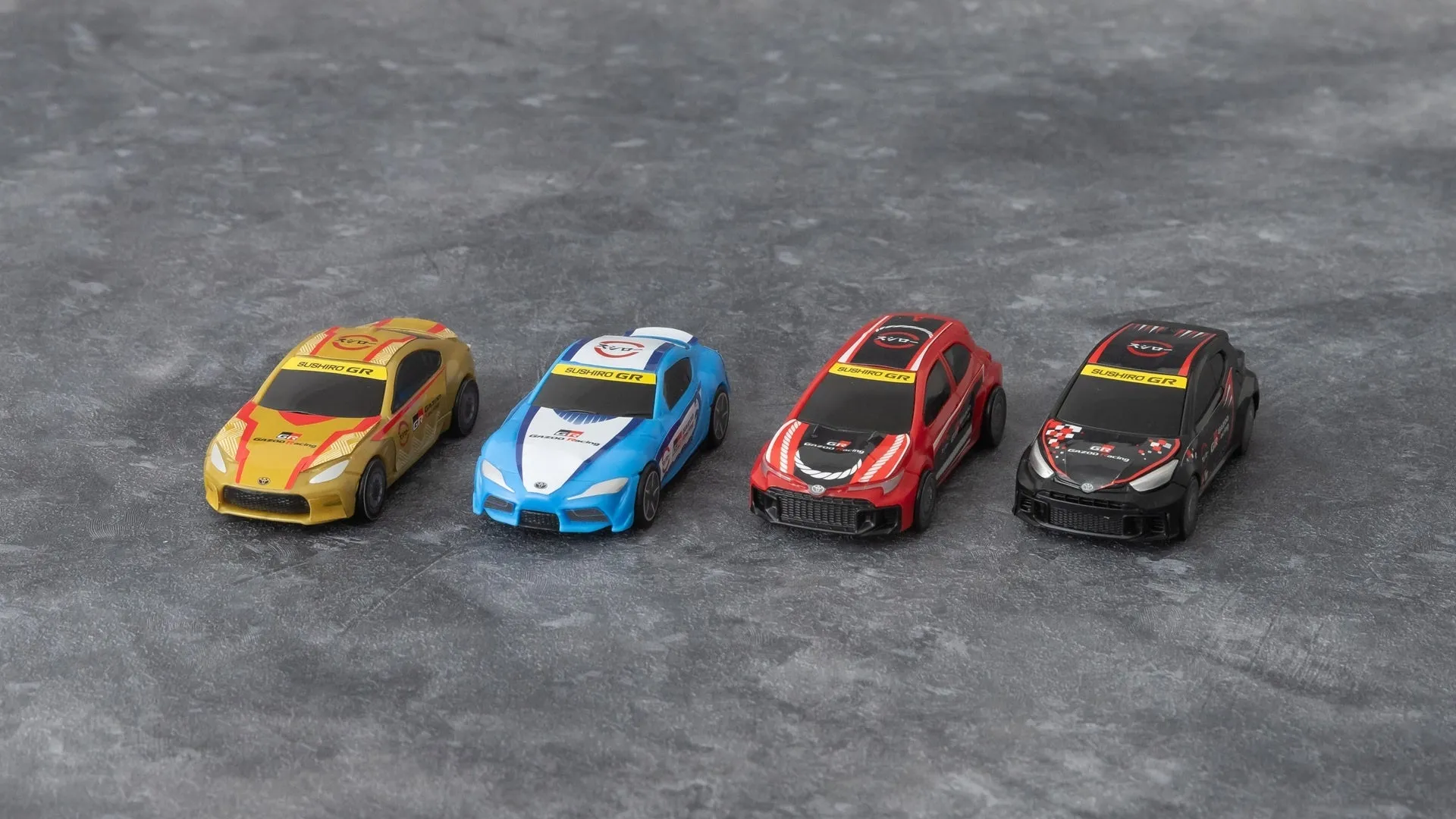 スシローGAZOO Racing限定ミニカー4台