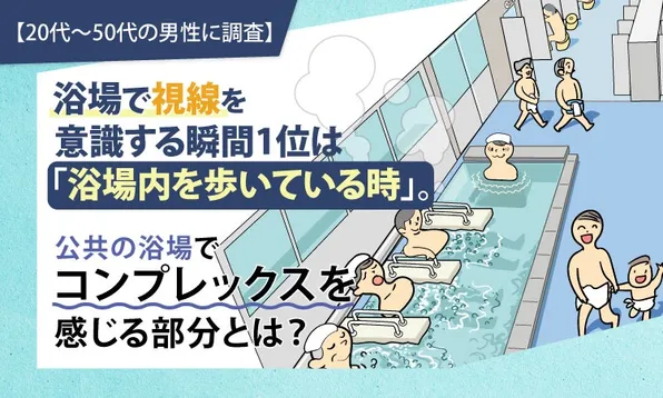 サウナ・温泉で視線やコンプレックスを感じる瞬間を調査｜20～50代男性の本音と対策実態
