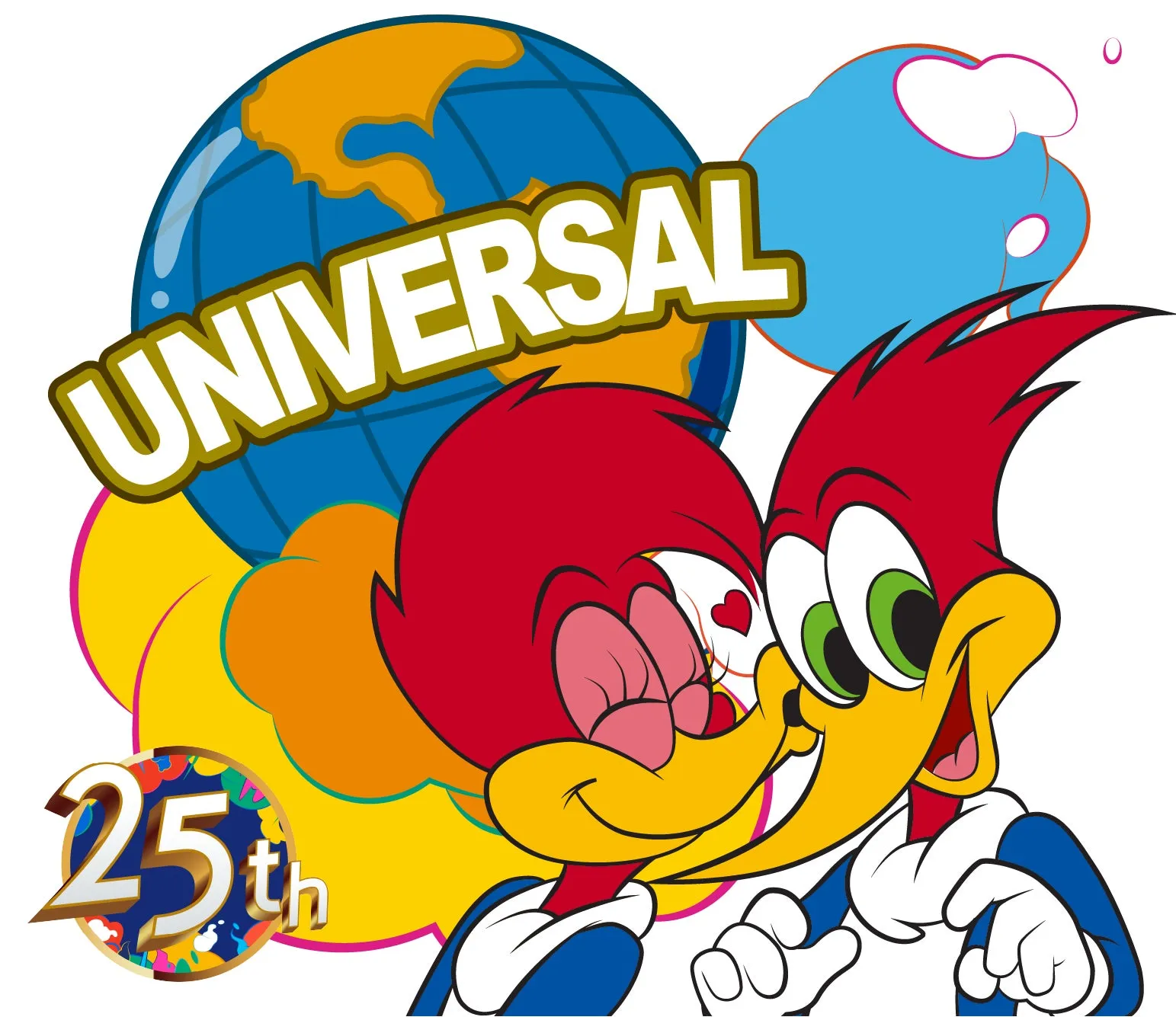 ユニバーサルスタジオジャパン25周年キャラクターデザイン