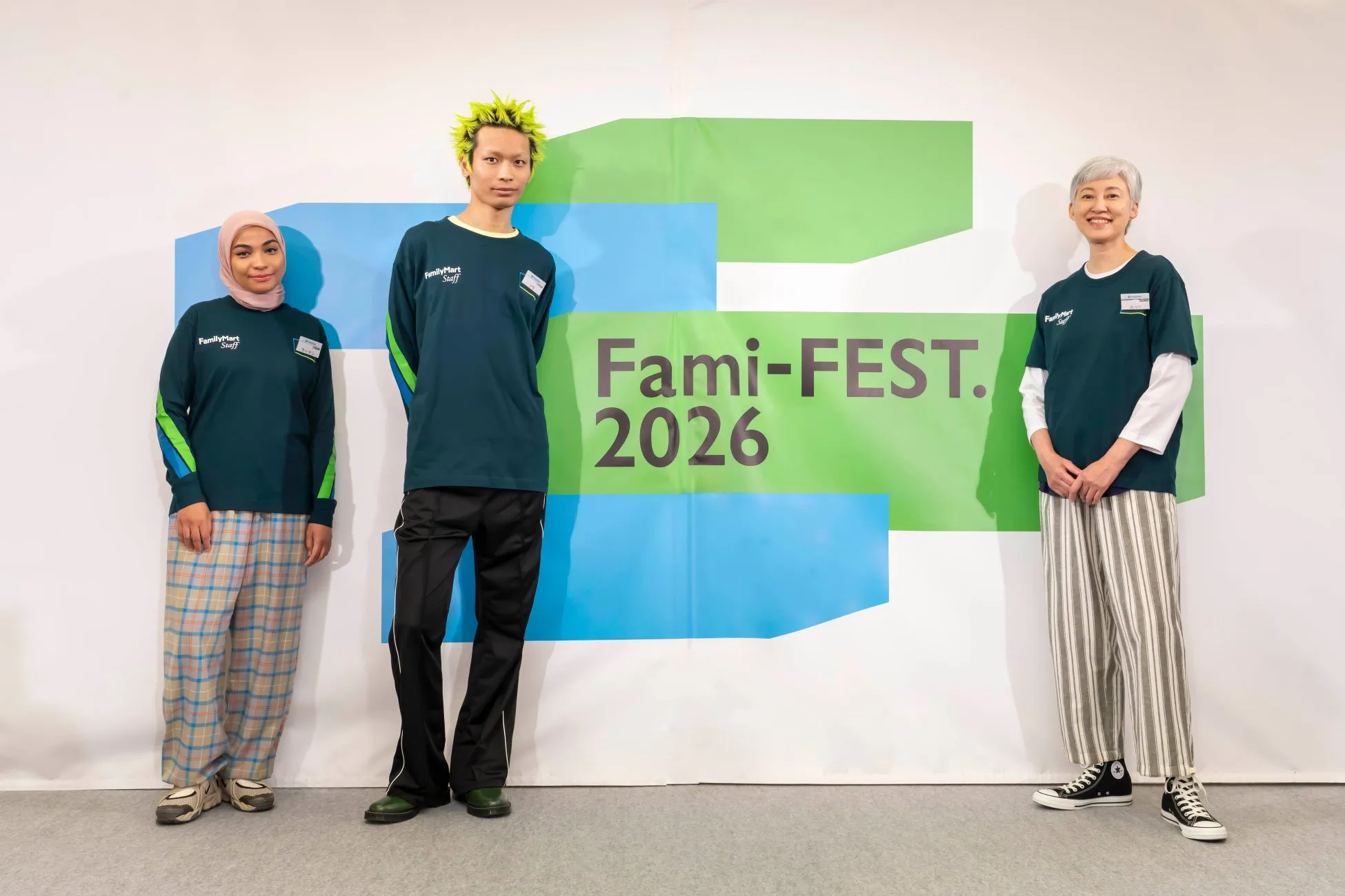 Fami-FEST 2026での参加者3人