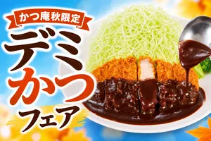 かつ庵「デミかつフェア」開催！本格デミグラスソースと月見...