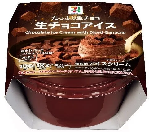 セブンプレミアム 生チョコアイスのパッケージ