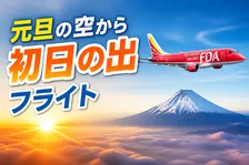 FDAと名鉄観光共催「初日の出フライト」2027年元旦実施概要