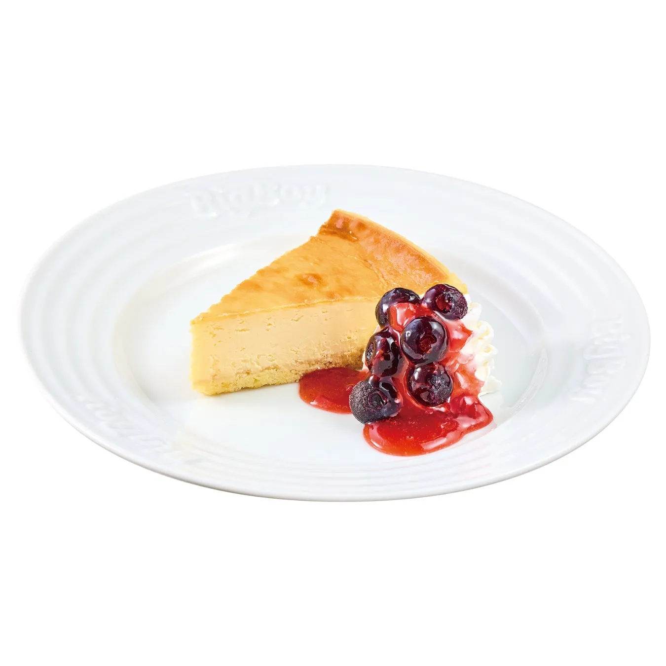 ビッグボーイのチーズケーキとベリー
