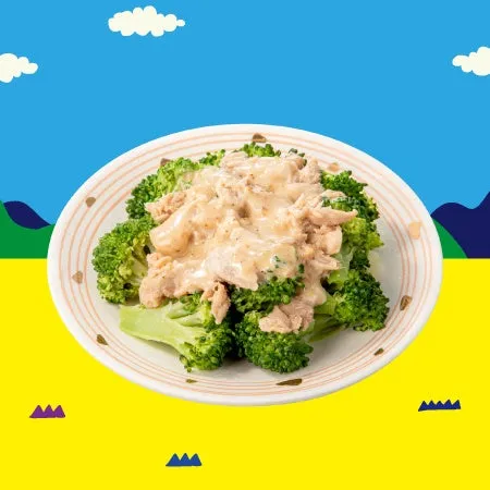 ブロッコリーとチキンのクリーミーサラダ