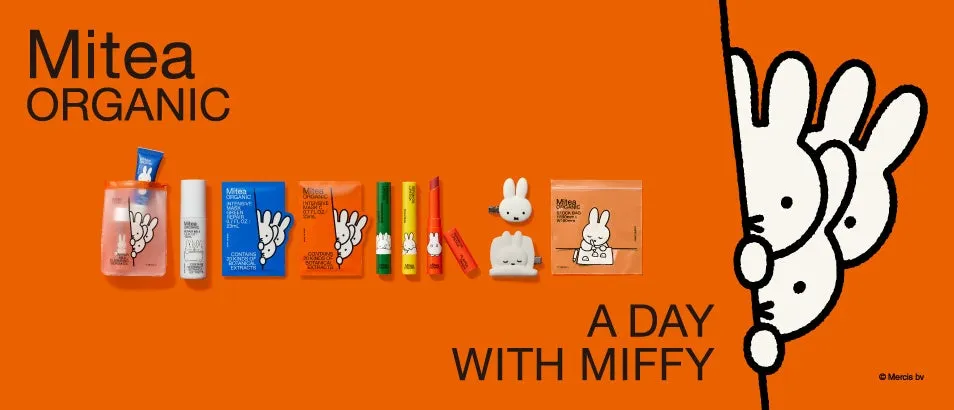 Mitea ORGANICとミッフィーのコラボ商品