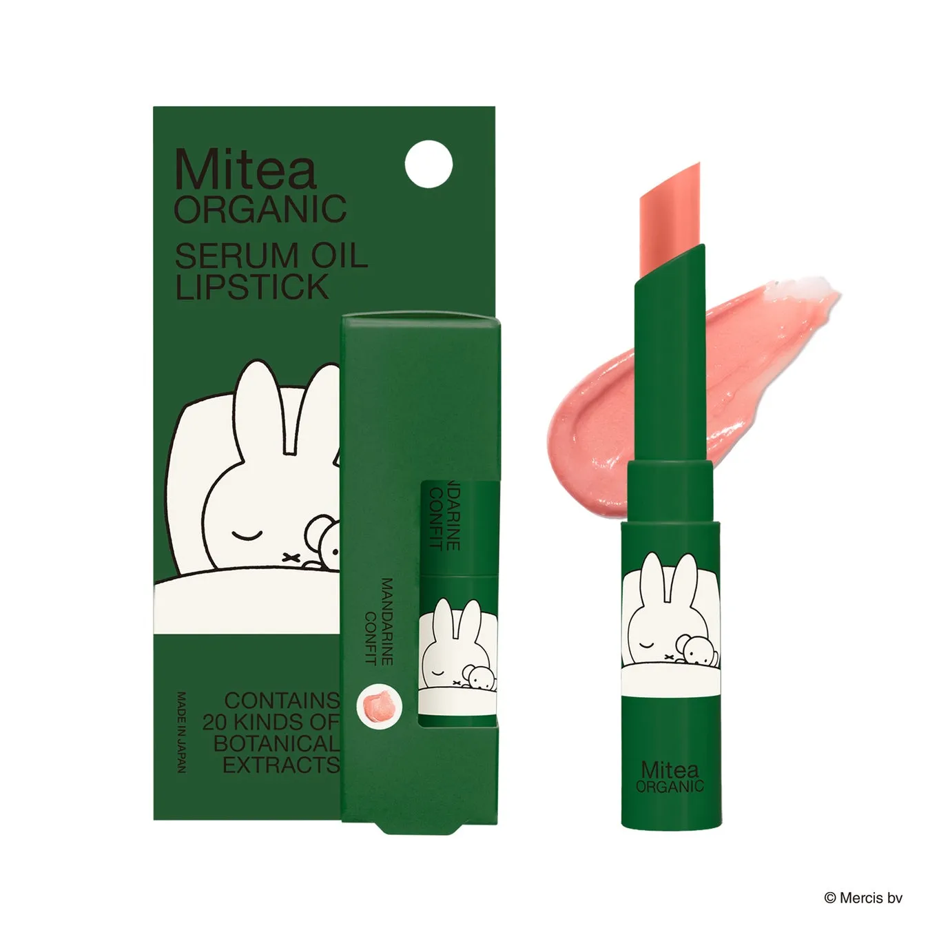Mitea ORGANICとmiffyコラボのリップスティック