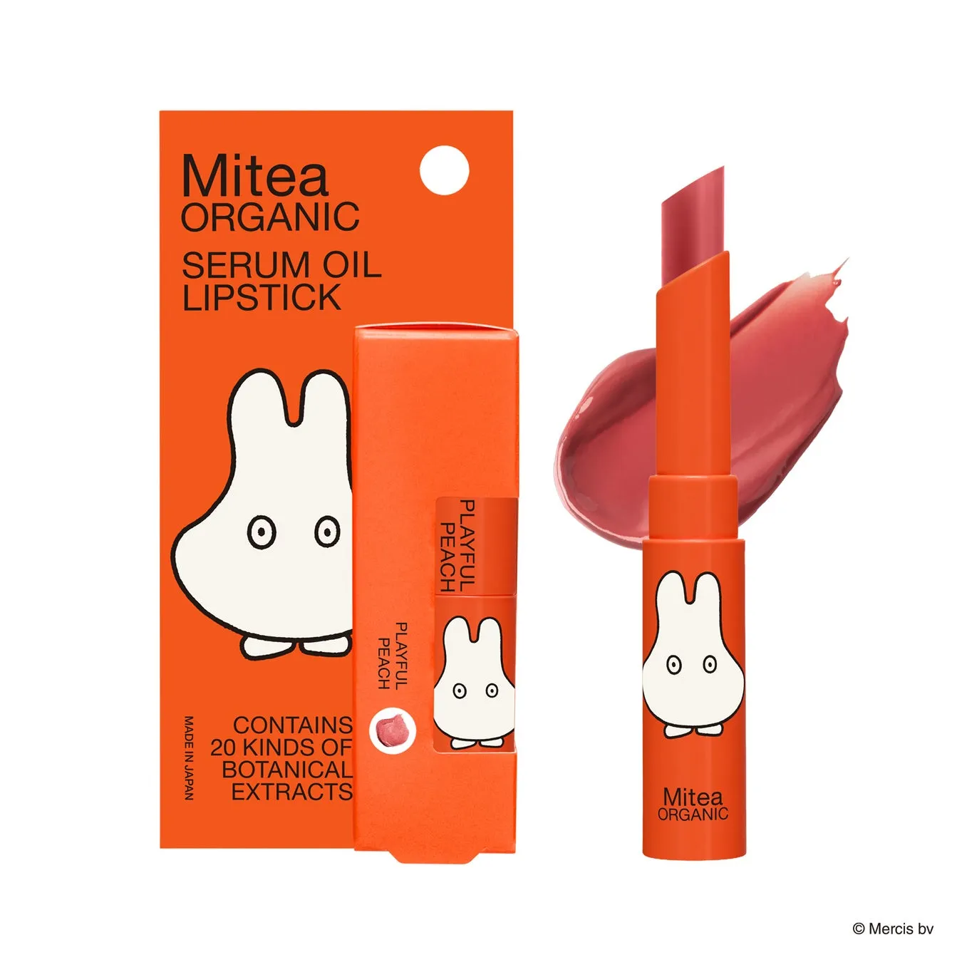 Mitea ORGANICとmiffyのコラボリップスティック