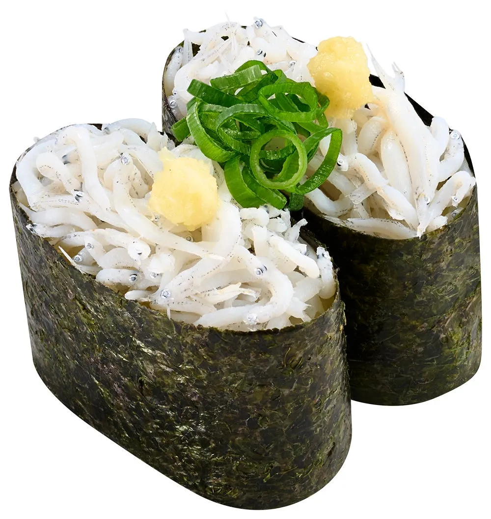 しらすの軍艦巻き