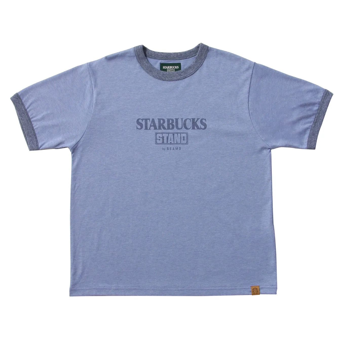 STARBUCKS STAND by BEAMSのブルーTシャツ