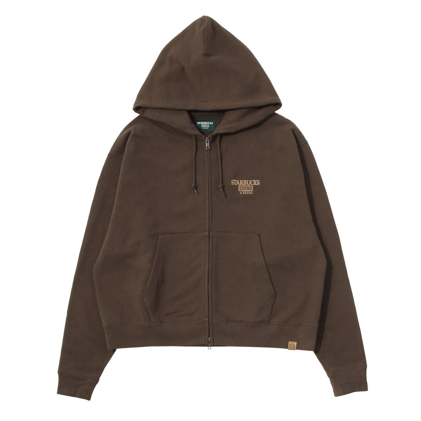 STARBUCKS STAND by BEAMS ブラウンパーカー