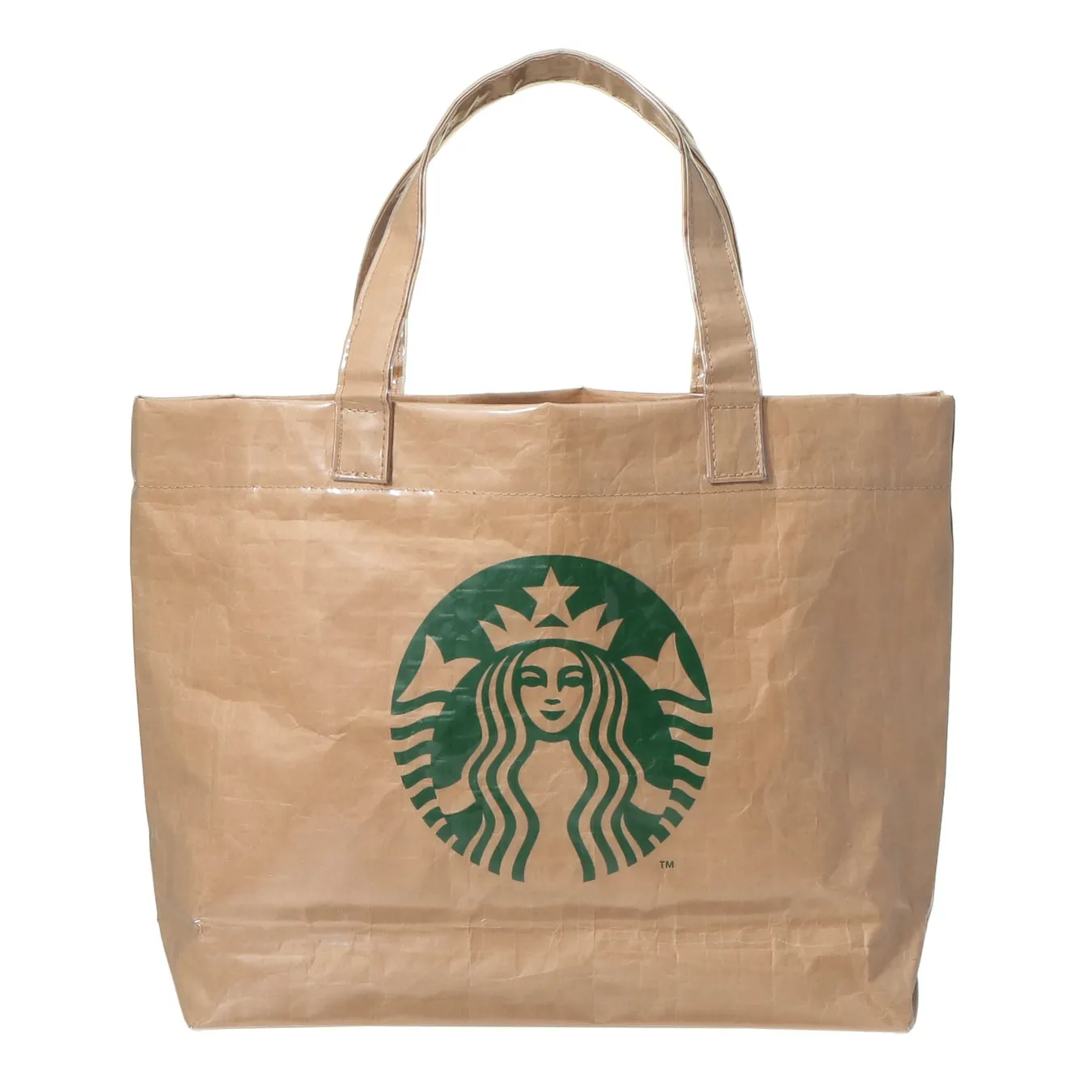 スターバックスのロゴ入りトートバッグ