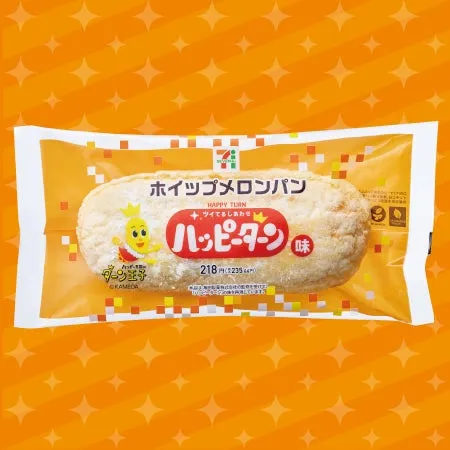 ホイップメロンパン ハッピーターン味