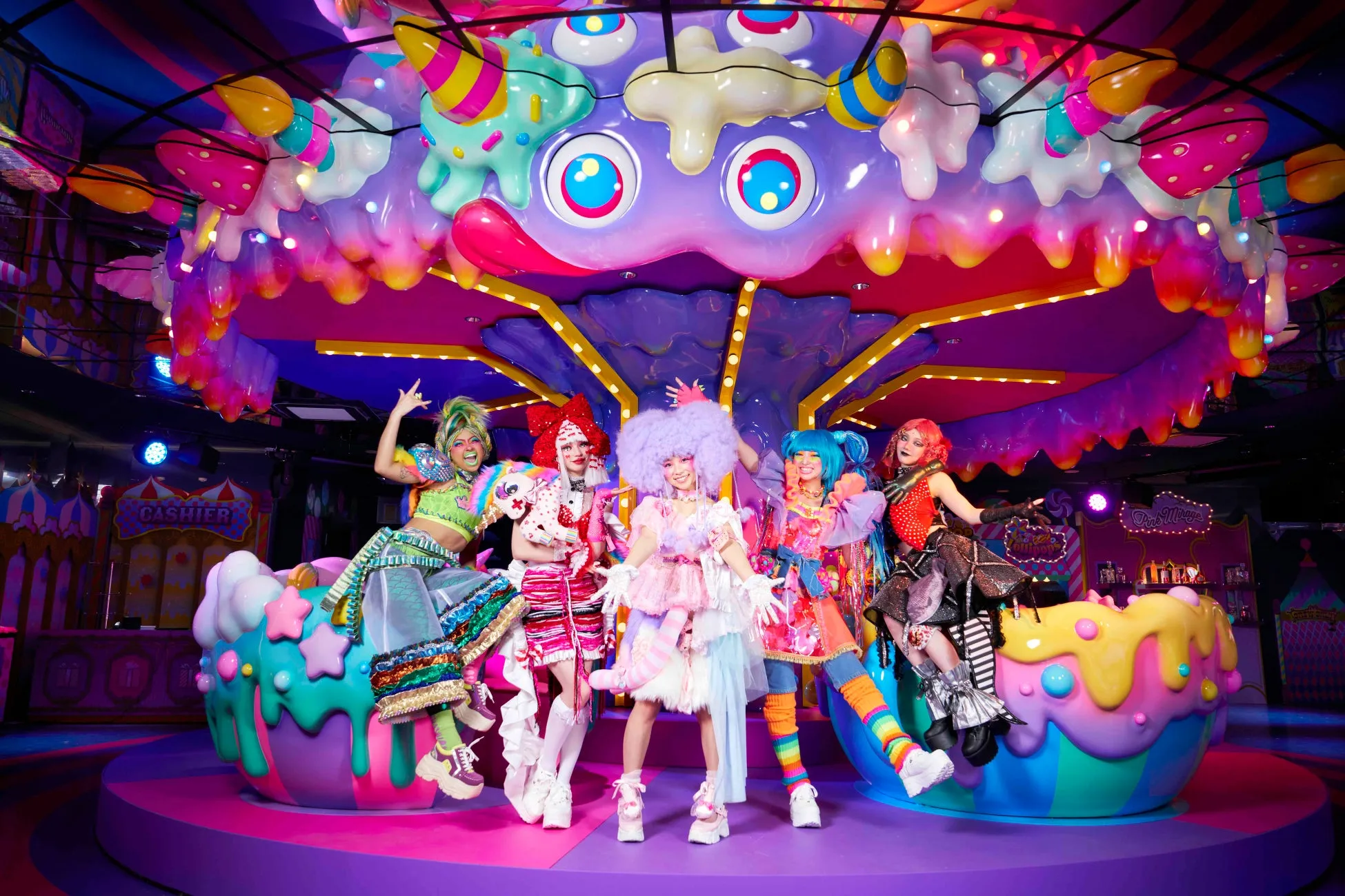 KAWAII MONSTER LAND –HARAJUKU–の施設内の様子