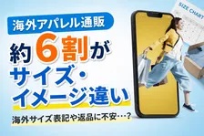 海外アパレル通販の約6割が「サイズ・イメージ違い」を経験！どう対応する？
