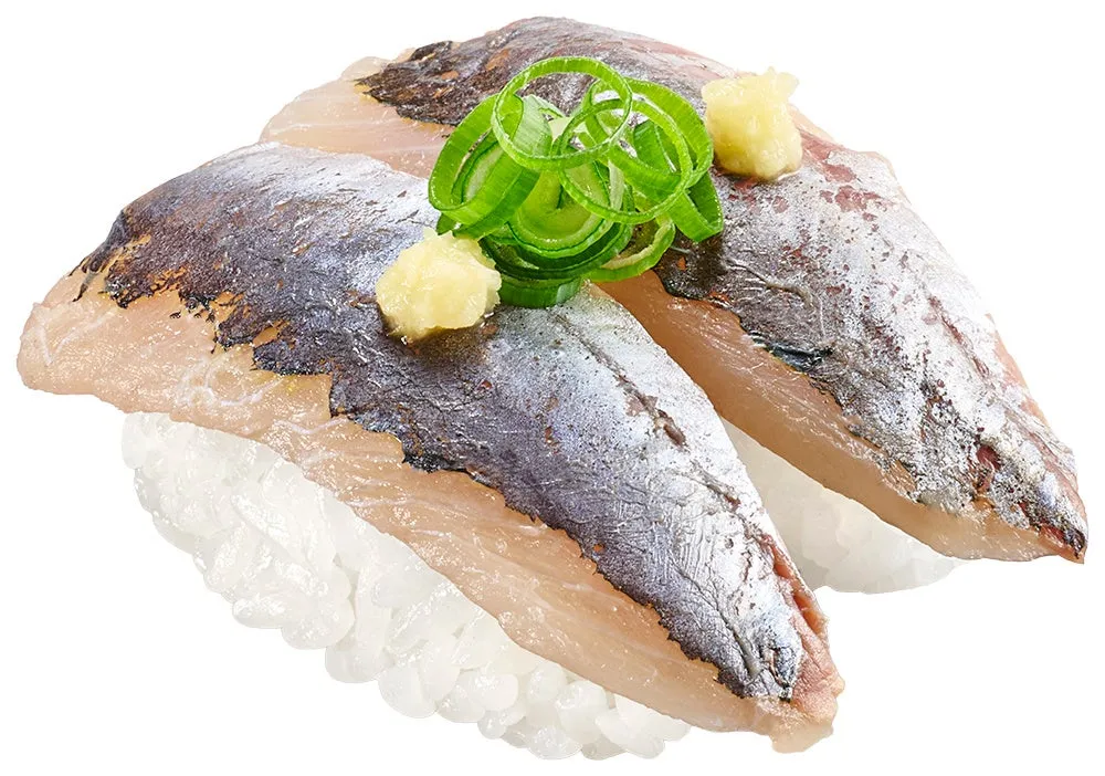 天然とろあじの寿司