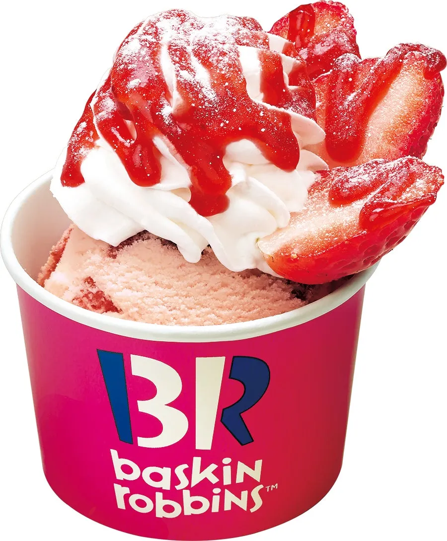 シングルサンデーのストロベリー