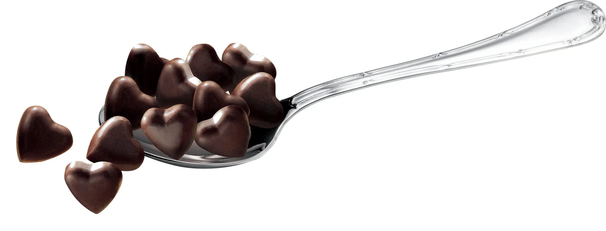 ミニハートチョコのトッピング