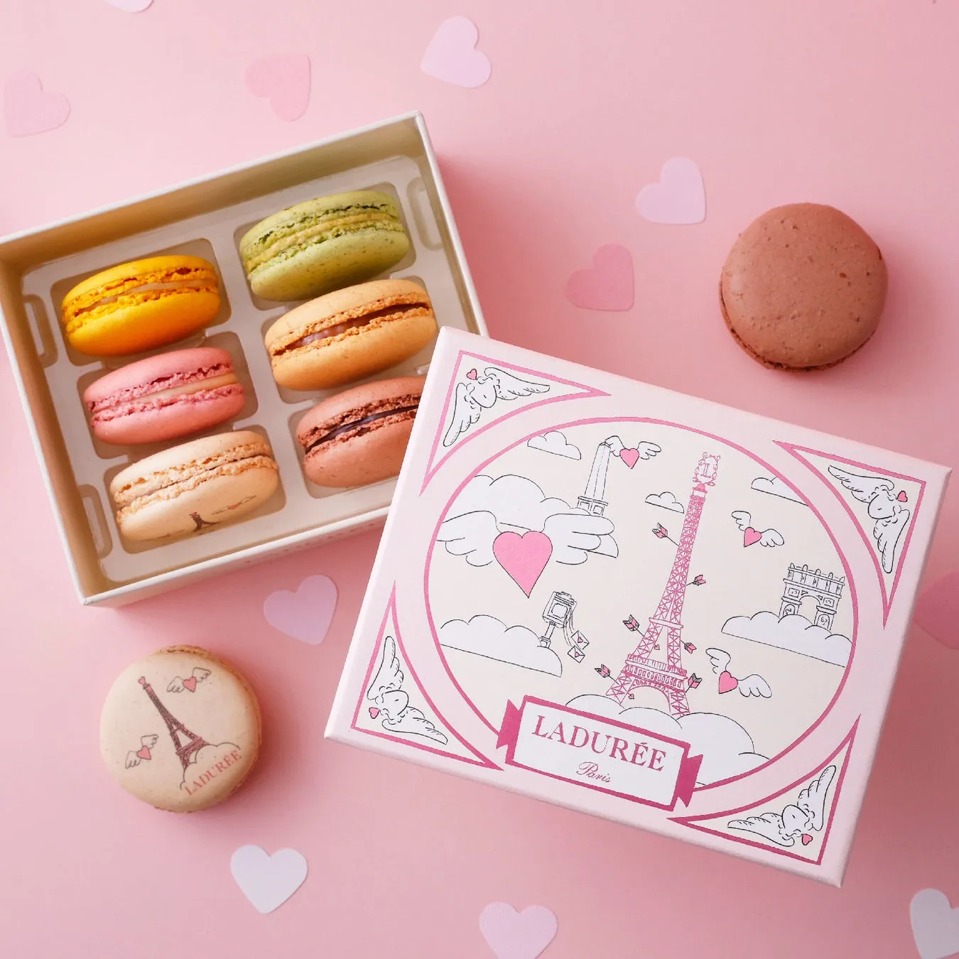 ラデュレ マカロンボックス アムール・ド・パリ（6個入）