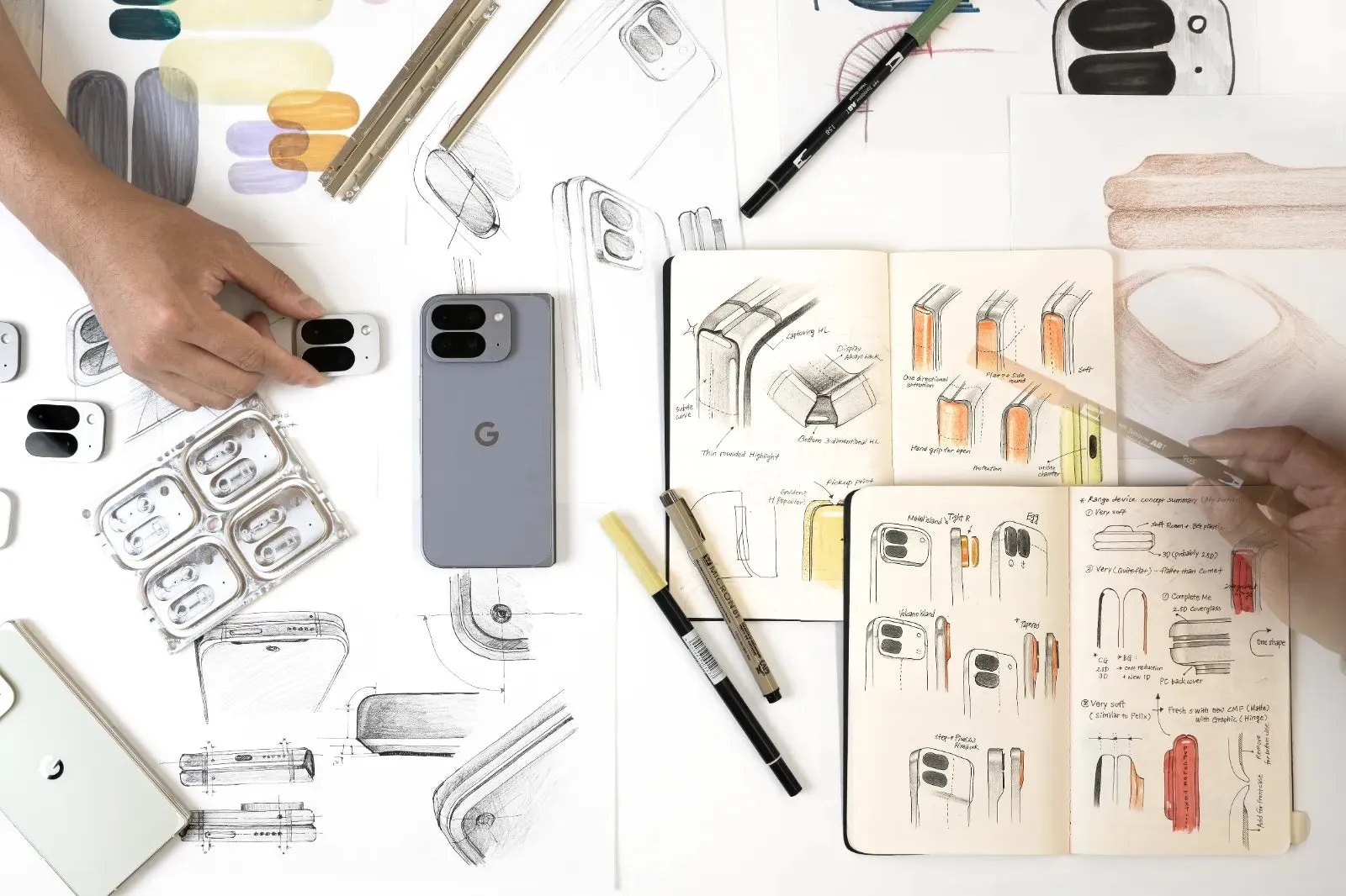 GOOGLE HARDWARE DESIGN STUDIOの展示