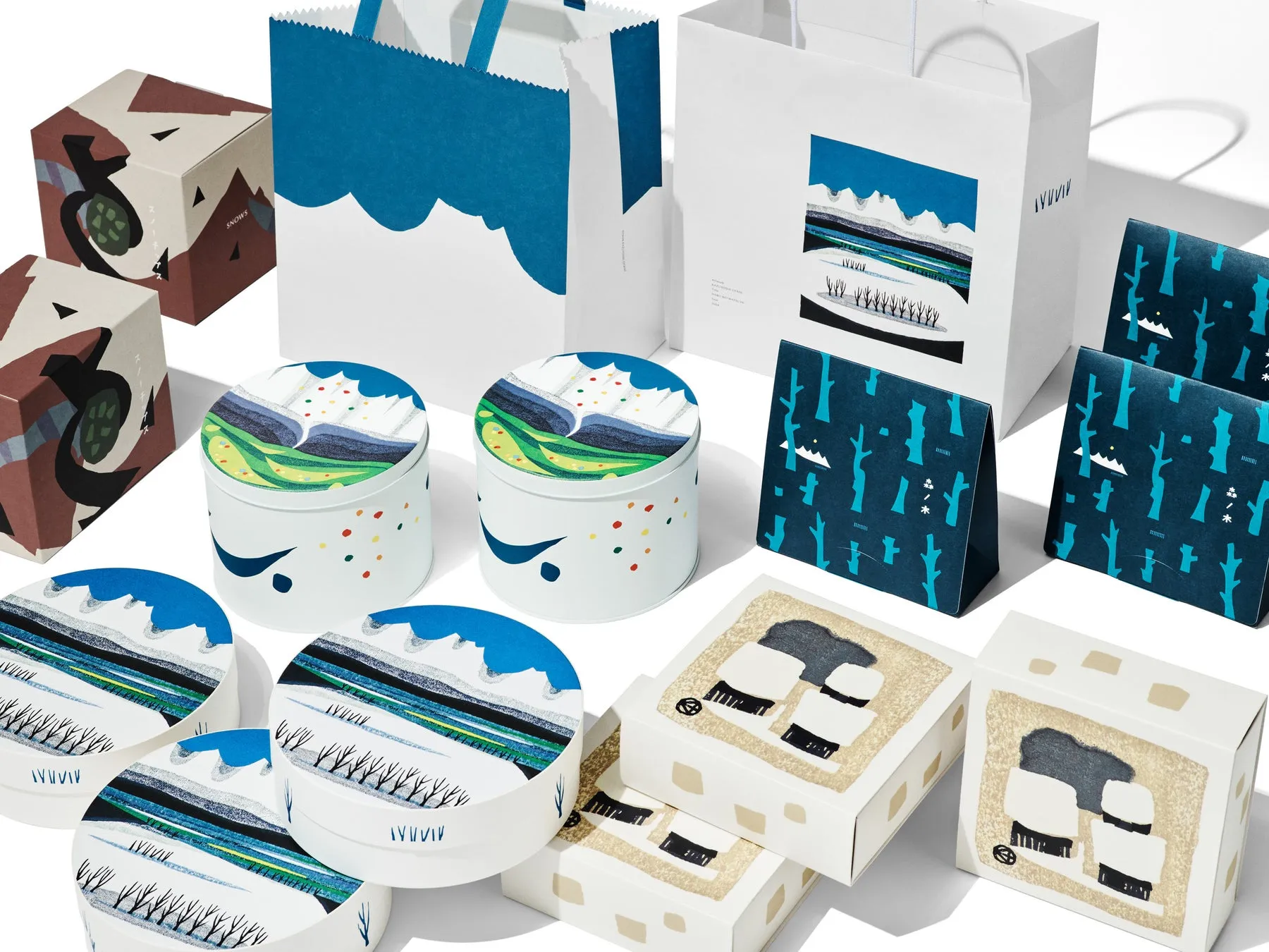 版画家・大谷一良氏のパッケージデザイン作品