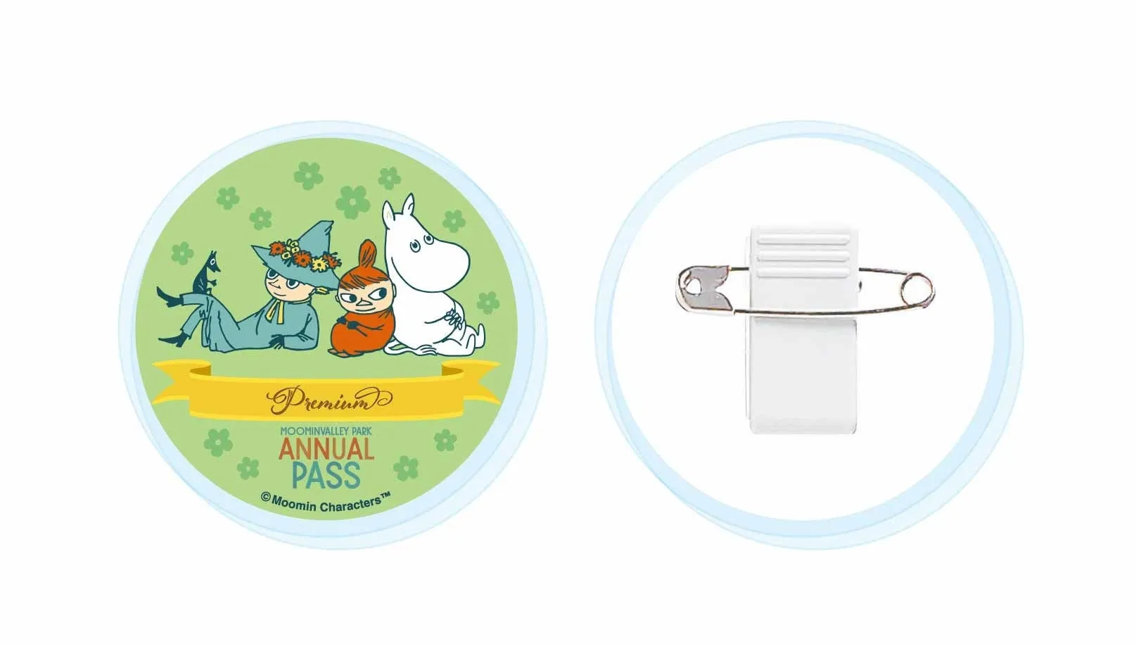ムーミンバレーパーク プレミアム年間パスポートの表と裏