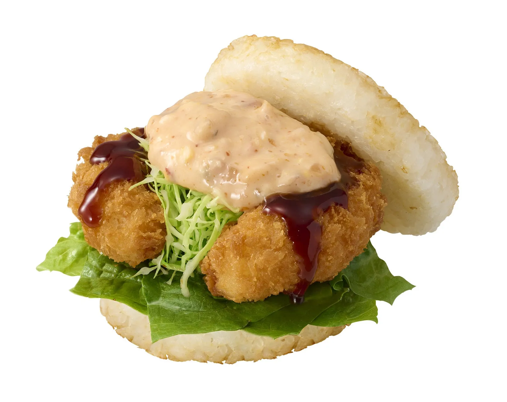 モスライスバーガー まるごと海老フライ 駿河湾産桜えび入りマヨソース