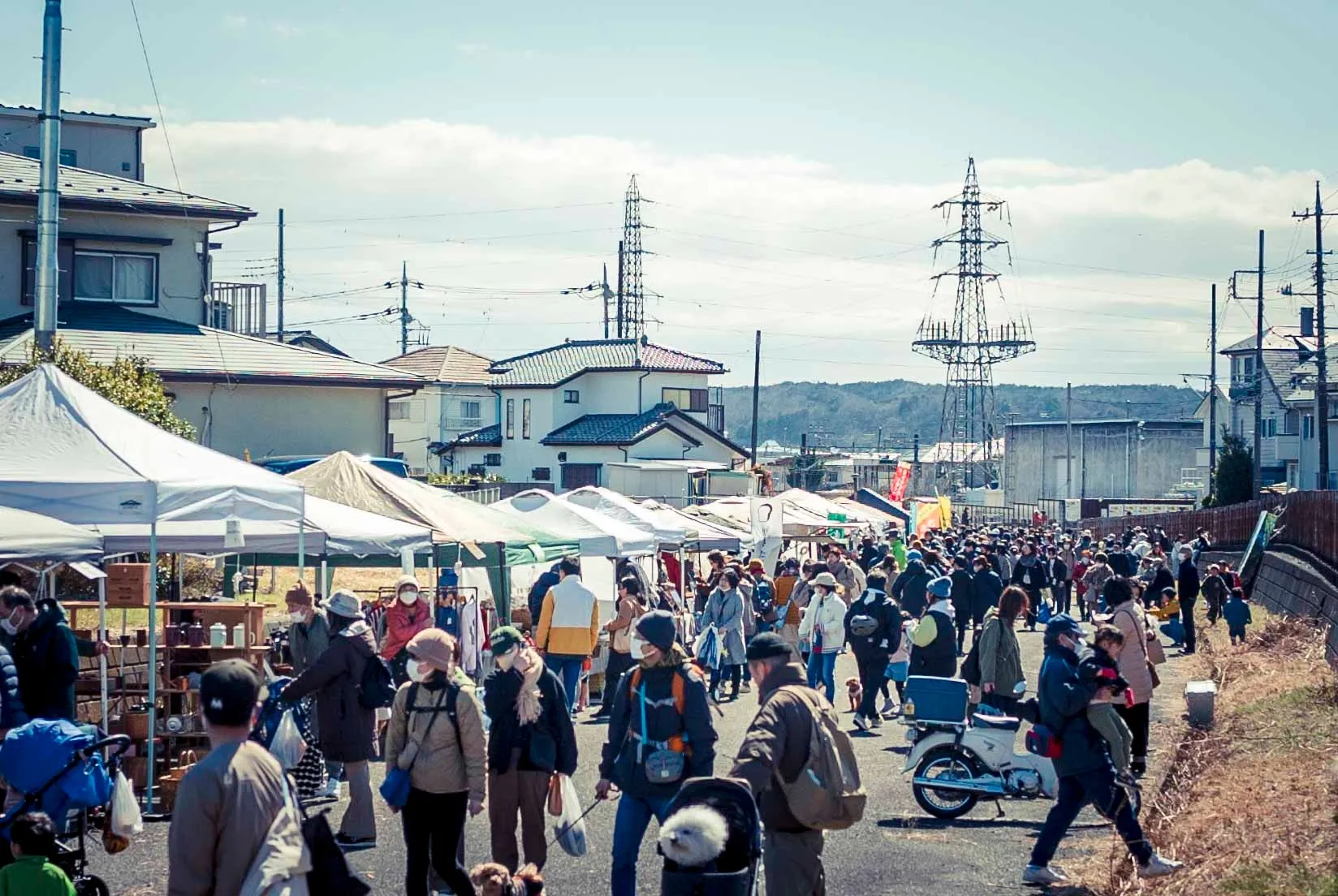 飯能のイベントでの賑わい