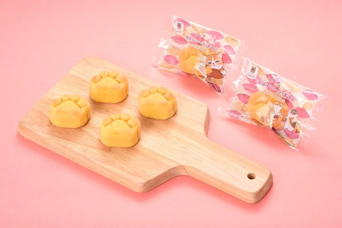 肉球印のもち入りどら焼き こしあんの商品写真