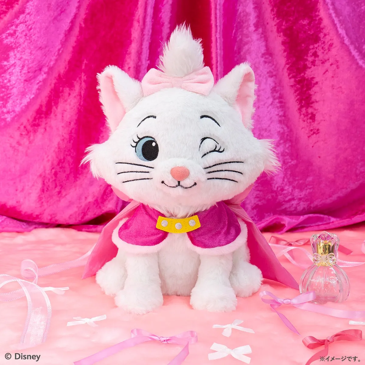 A賞 マリー BIGぬいぐるみ サイズ約全高30cm ケープやリボンでおめかししたオリジナルデザインのマリーのぬいぐるみ