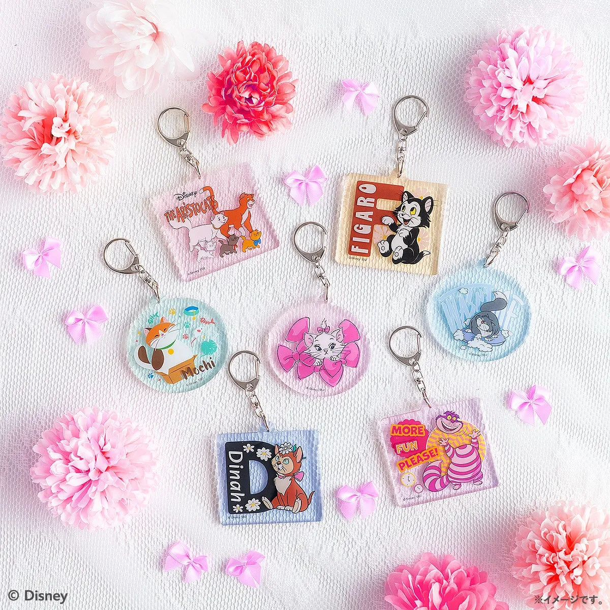 G賞 アクリルキーホルダー 全7種 立体感のあるぷっくり膨らんだアクリルキーホルダー