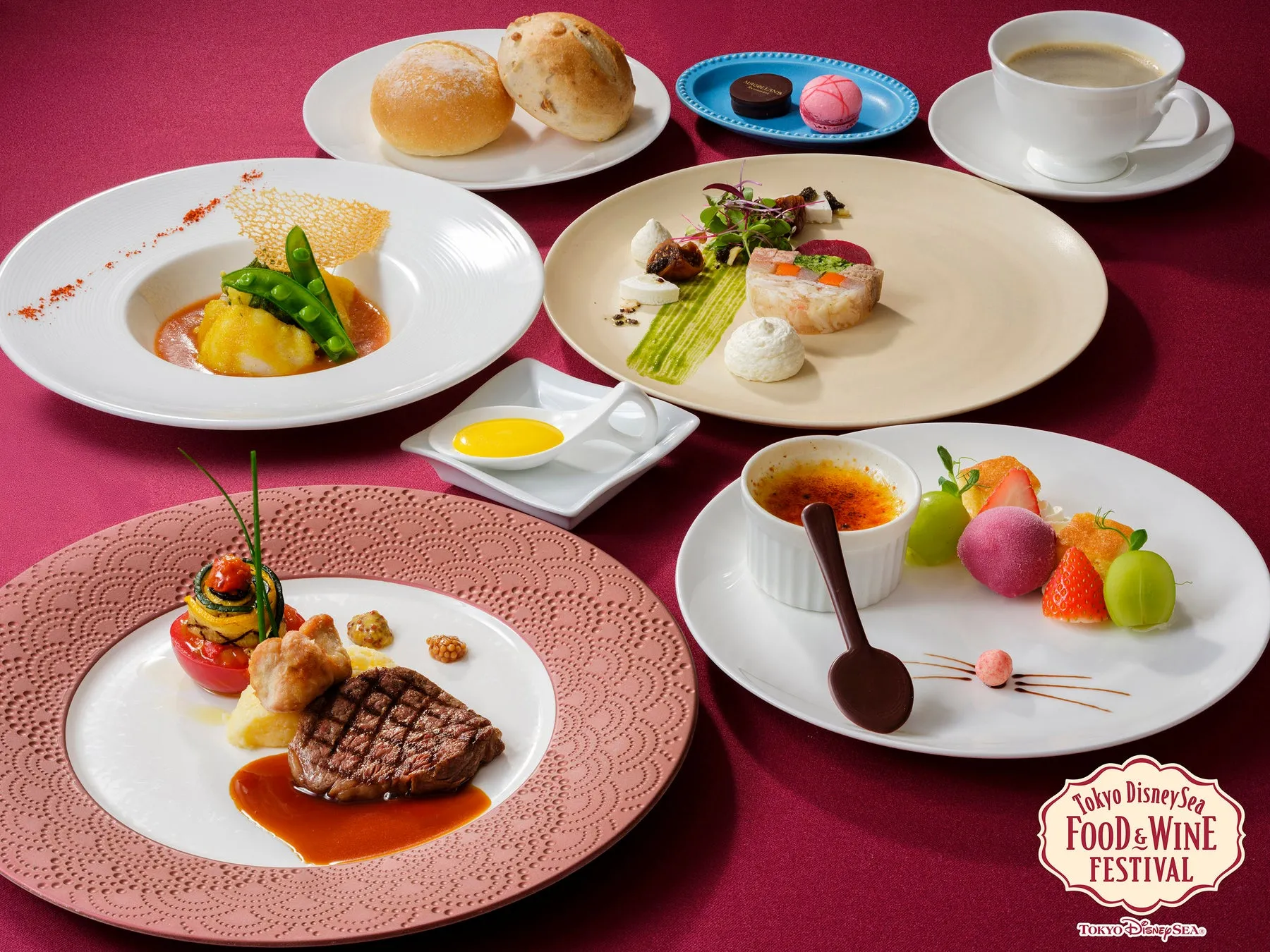 東京ディズニーシーのフード＆ワイン・フェスティバルの食事