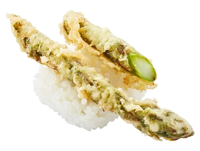 店内揚げ 『アスパラ天にぎり』