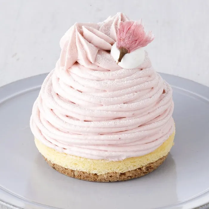 桜香るバタークリームと白あんミルクムースのモンブランSAKURA【パティスリー キハチ】