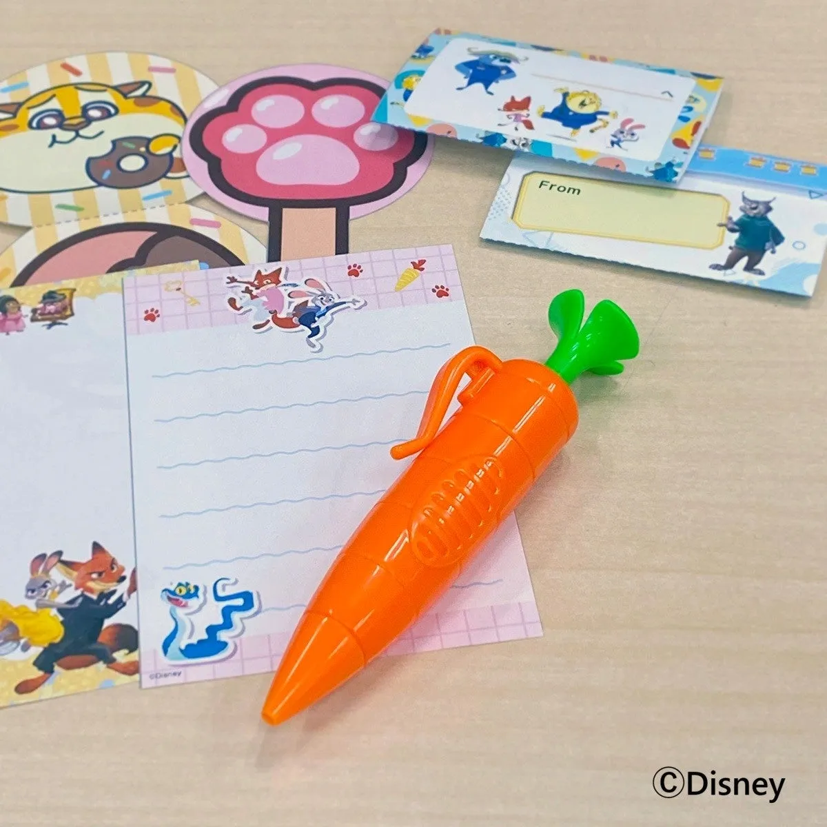 付録のにんじんペンの別アングル画像