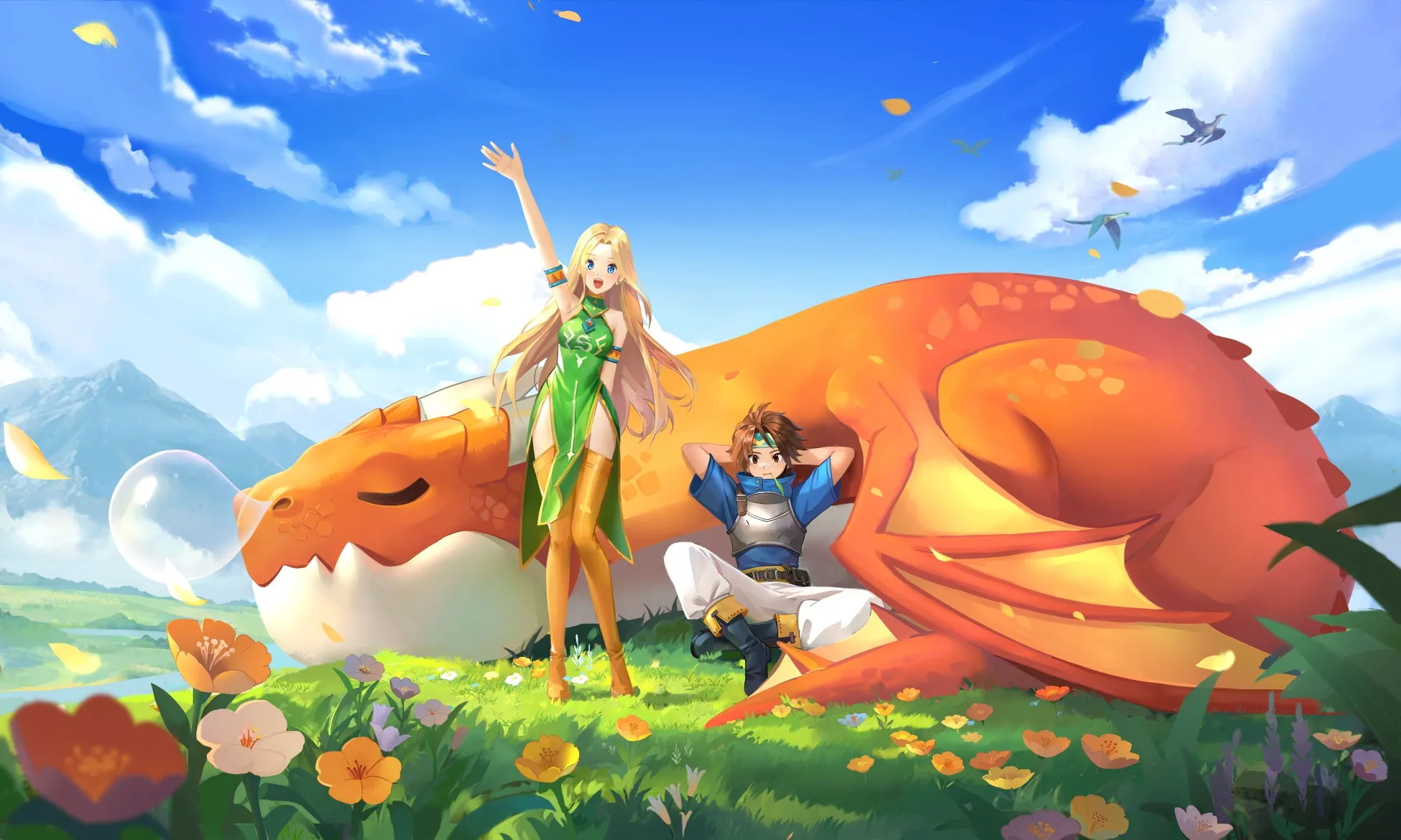 独自のペット育成「卵孵化システム」のゲーム画面